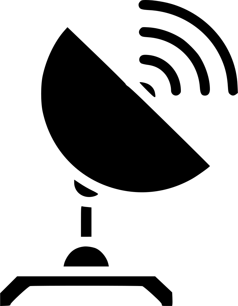Radio Satellite Electric Wave Communication Space Spaceship - Communication Wave Png Clipart (762x980), Png Download
