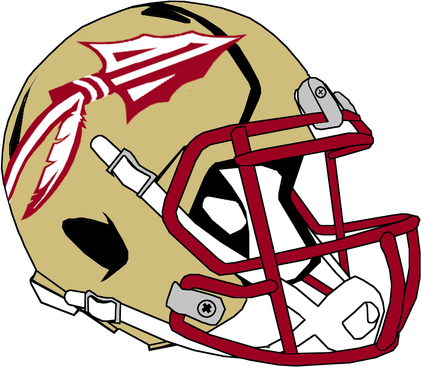 Helmet Clipart Fsu - Florida State Football Logos - Png Download (829x724), Png Download