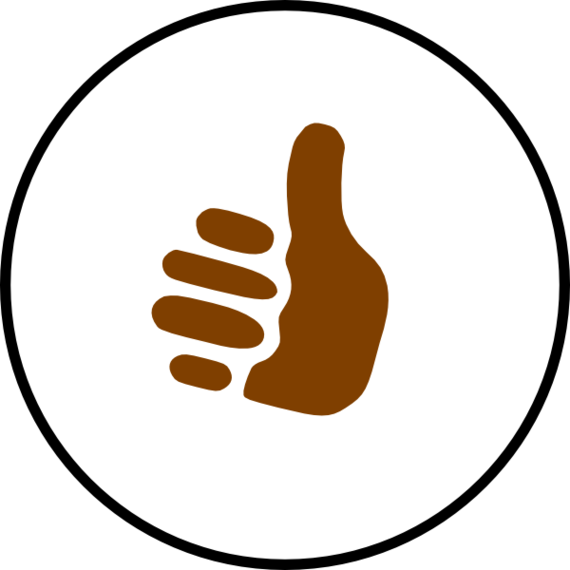 Thumbs Up Smiley Face Clip Art Image Library Cool Smiley - Thumb Signal - Png Download (570x570), Png Download