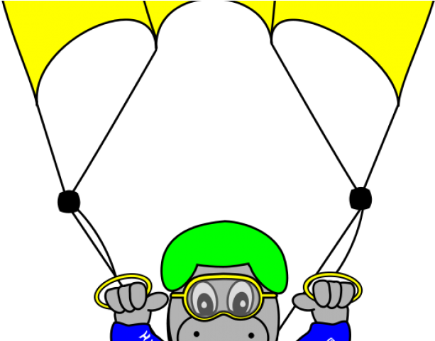 Parachute Clipart Cartoon - Clip Art - Png Download (640x480), Png Download