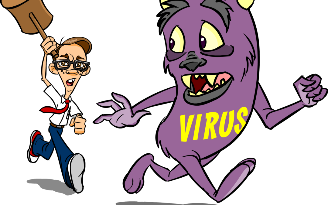 Remove A Virus Clipart (1080x675), Png Download