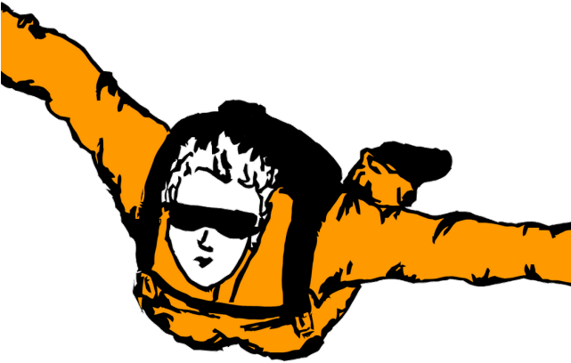 Parachute Clipart Transparent Background - Keep Calm And Skydive - Png Download (640x480), Png Download