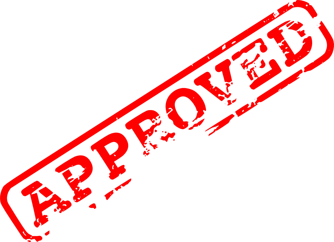 Approved Icon Transparent Download - Approved Stamp Transparent Background Clipart (1086x787), Png Download