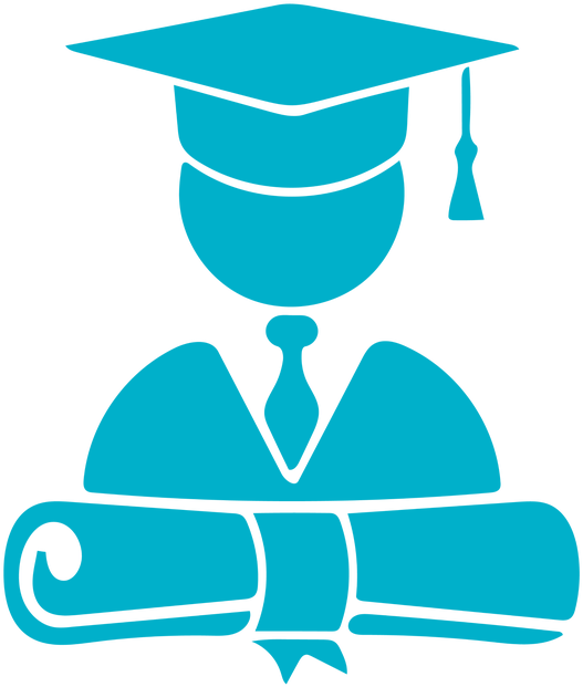 High School Student Grad - University Student Icon Png Clipart (633x633), Png Download