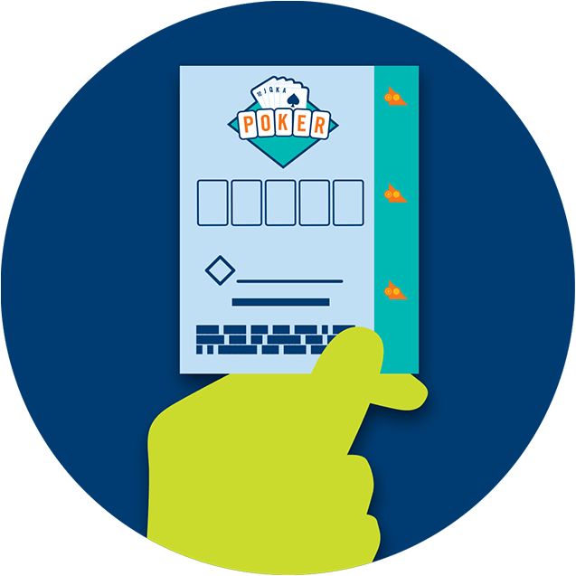 Hand Holding Poker Lottery Ticket - Game Clipart (637x637), Png Download