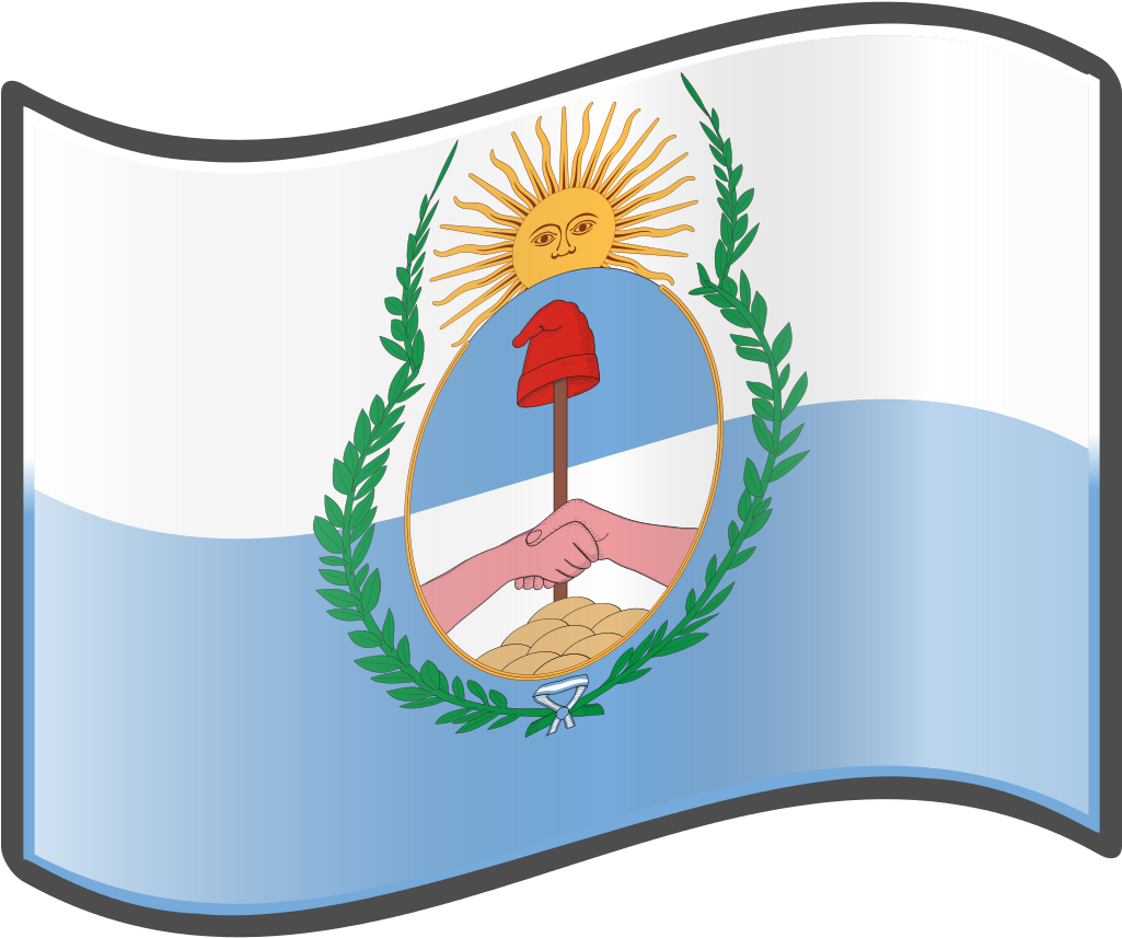 Nuvola Mendoza Flag - Flag: Mendoza Province Clipart (1024x1024), Png Download