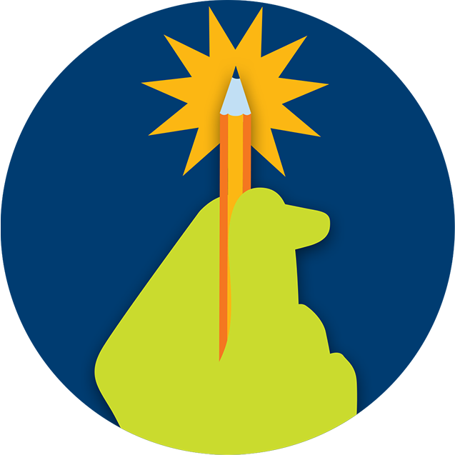 Holding Up A Pencil - Most Creative Flag In The World Clipart (637x637), Png Download