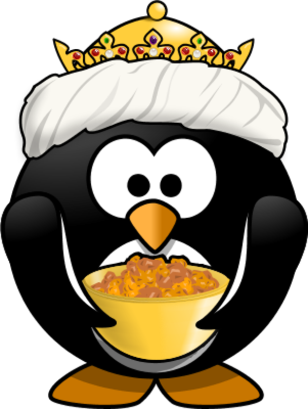 Penguin Bowl - Colors Of A Penguin Clipart (600x797), Png Download