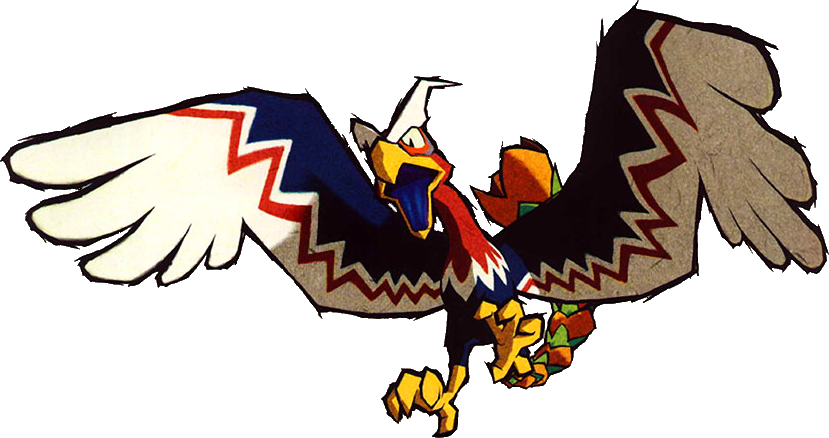 List Of Enemies By Clip Download - Zelda Wind Waker Bird - Png Download (829x438), Png Download