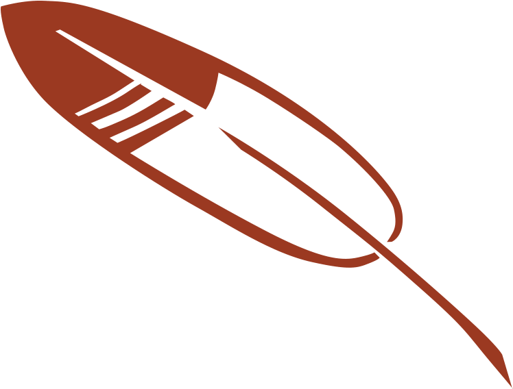 An Illustration Of A Feather - Illustration Clipart (800x800), Png Download