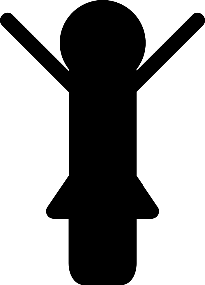 Woman With Arms Raised Up Comments - Fun Symbol Clipart (704x980), Png Download
