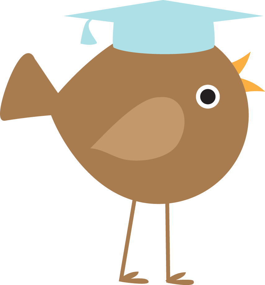 Digital Stamps, Clip Art, Preschool Activities, Box, - Pajarito Graduado - Png Download (854x920), Png Download