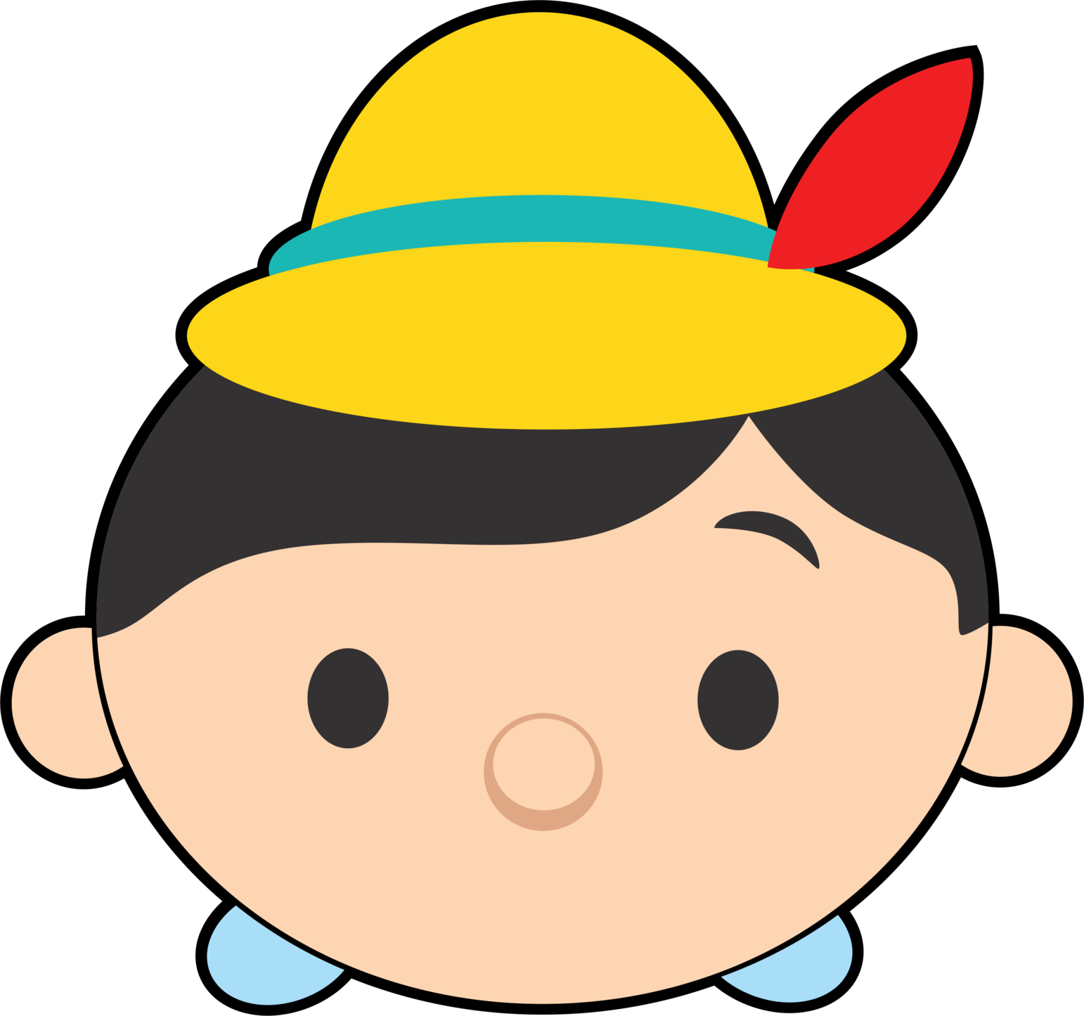 Disney Tsum Tsum Clipart - Png Download (1542x1445), Png Download