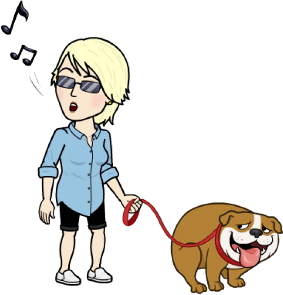 Gena Bitmoji Whistling Doggydump Freetoedit - Cartoon Clipart (597x597), Png Download