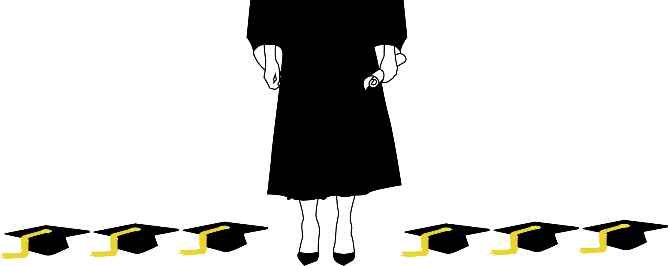 Op - Gradrates - Hh - Illustration Clipart (2295x903), Png Download