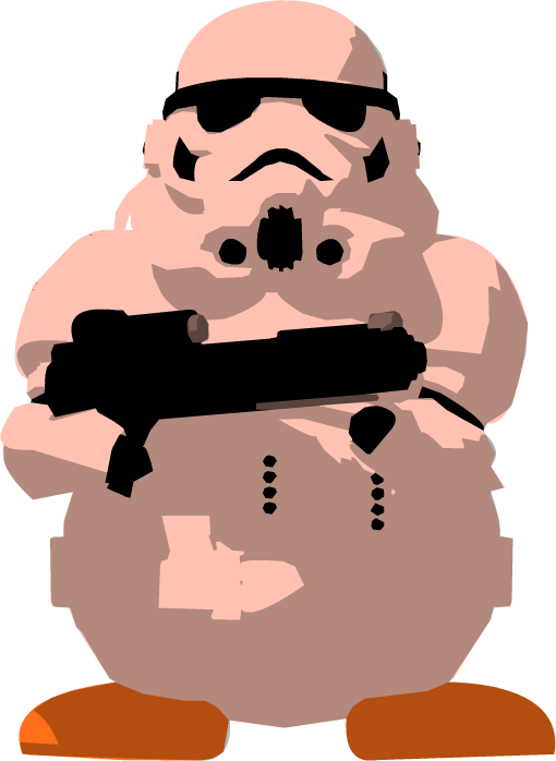 Star Wars Rebels Takeover Stormtrooper Sprite - Stormtrooper Clipart (510x698), Png Download