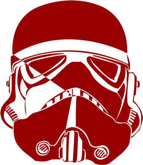 Image Of Red Stormtrooper - Illustration Clipart (500x674), Png Download