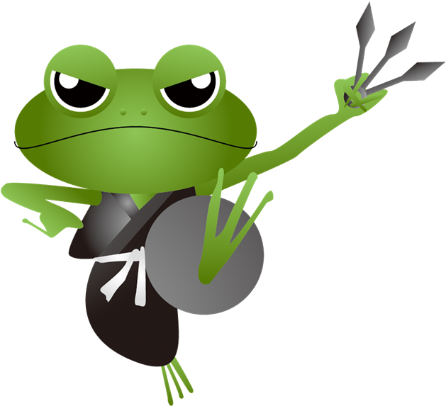 What Do You Mean, I Can't Deduct My Guard Frog - Ninja Frog Clipart - Png Download (700x631), Png Download