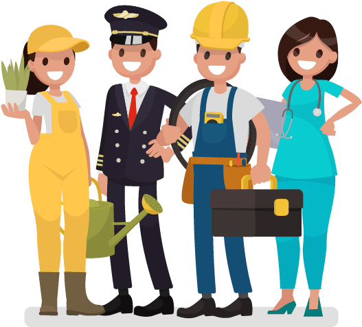 Employed People - Manual De Prevención De Riesgos Laborales Clipart (627x627), Png Download
