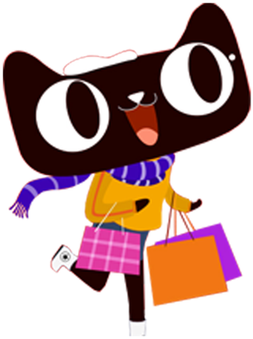 Tmall Cartoon Logo Lynx Shopping Transprent Png - Tmall Clipart (650x650), Png Download