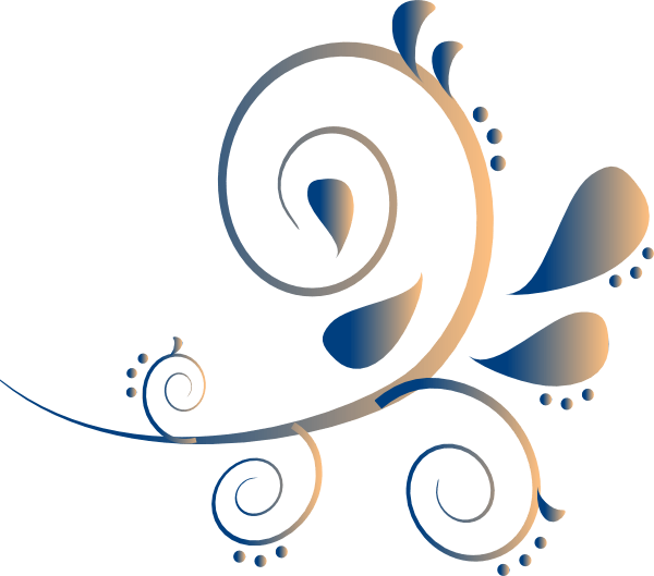 Paisley Clip Art Black Swirls Transparent Background Png Download