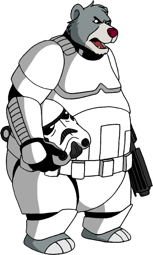Drawing At Getdrawings Com Free For Personal - Jungle Stormtrooper Clipart (547x863), Png Download