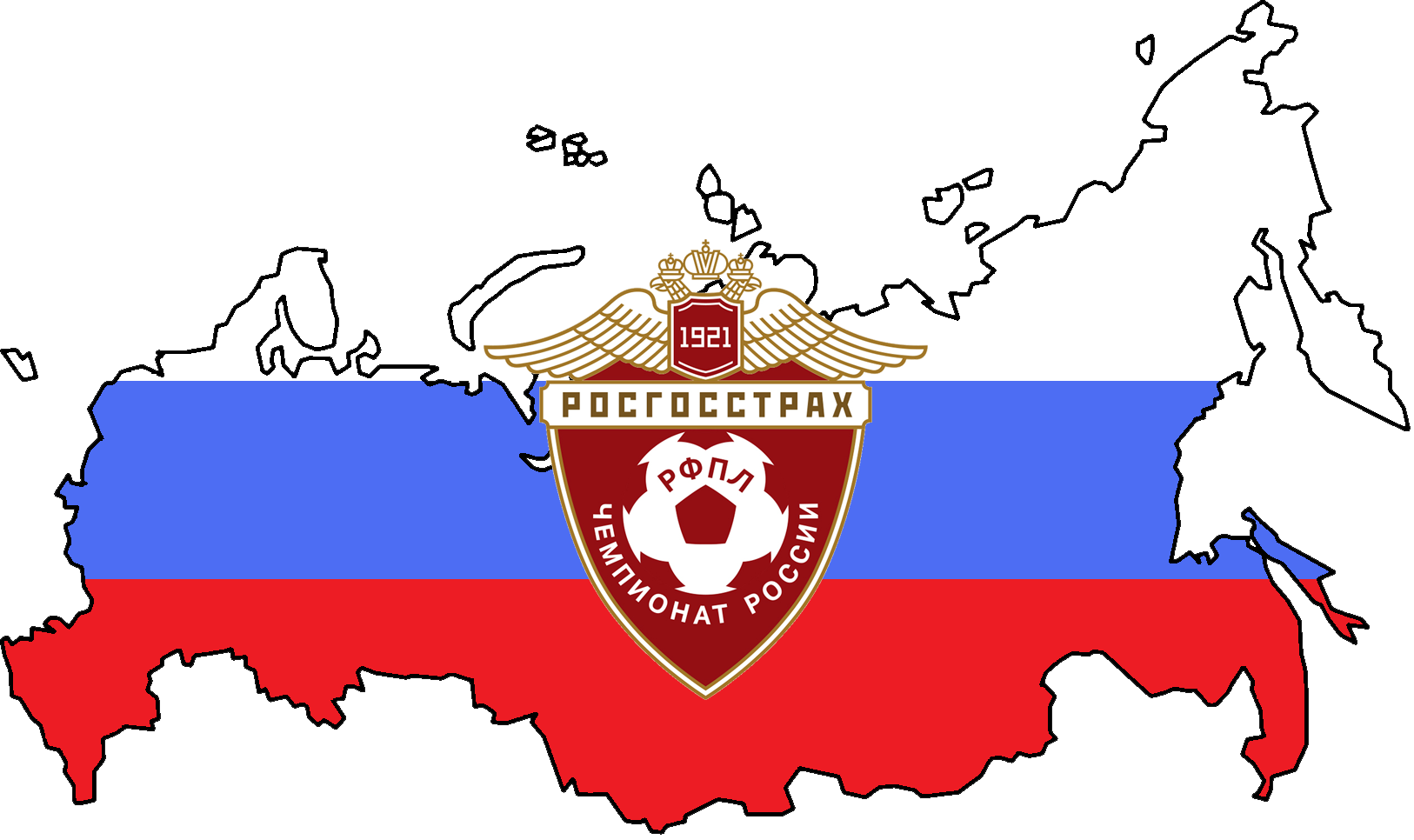After A Long Winter Break, Russian Football Is About - Cool Map Of Russia Clipart (1626x966), Png Download