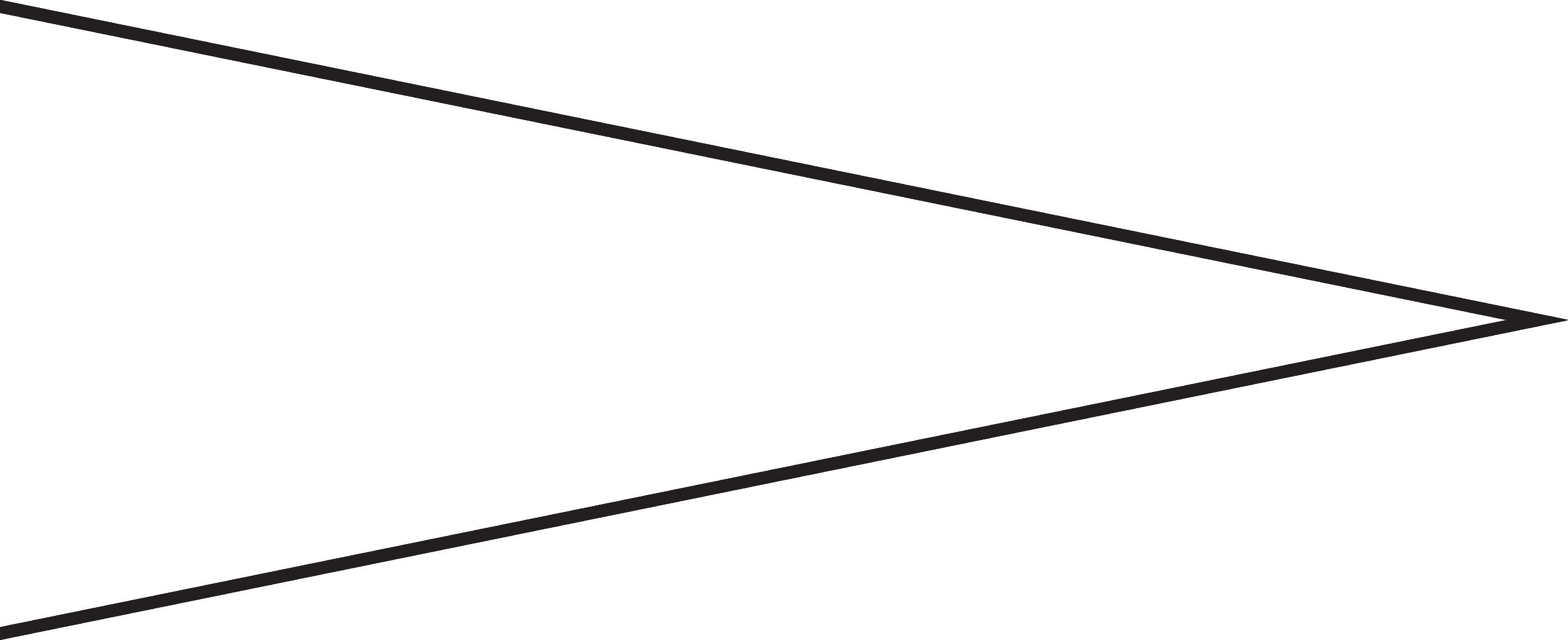 Basic Music Symbols - Thin Arrow Icon Png Clipart (3100x1267), Png Download