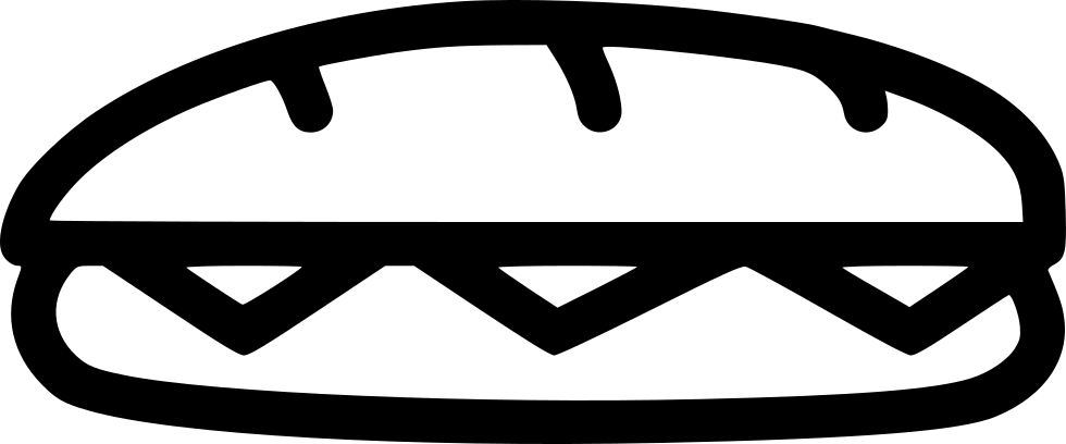 Sandwich Comments - Sandwich Icon Png Clipart (980x408), Png Download