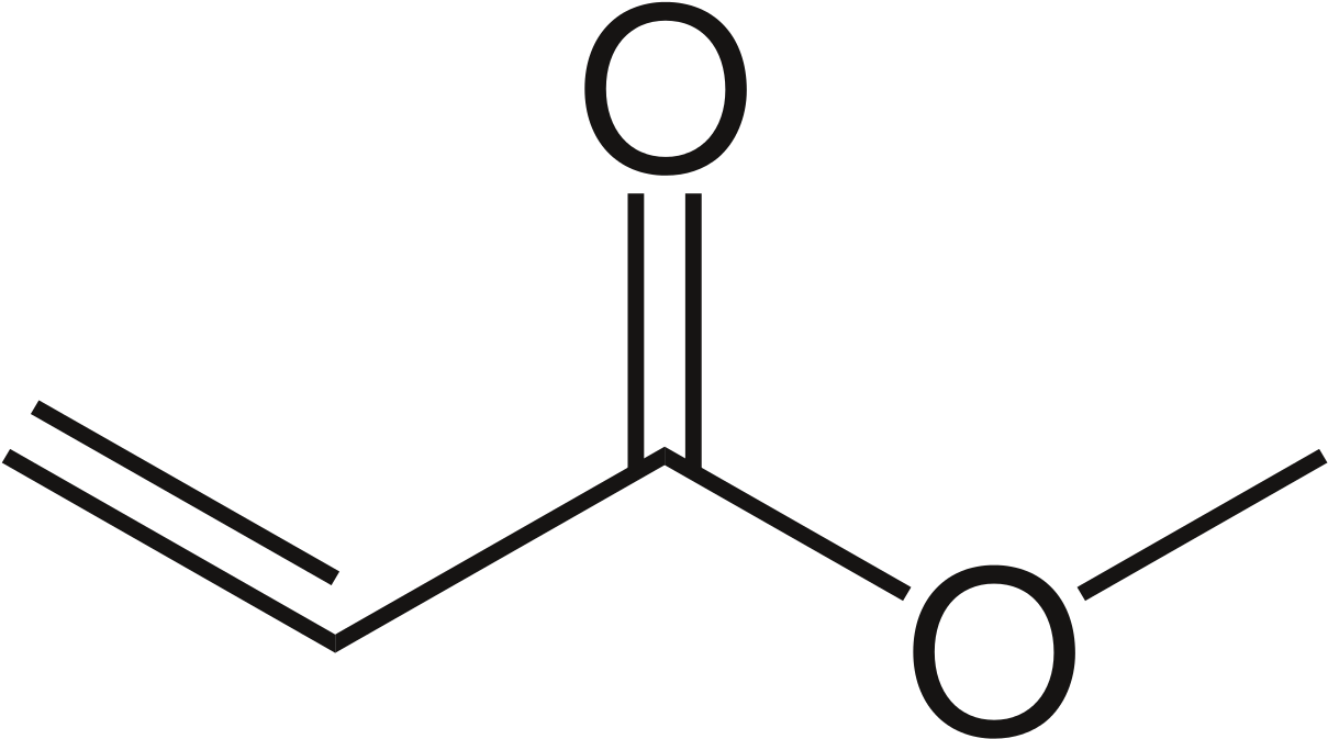 File - Methylacrylat - Svg - Formic Acid Clipart (1280x737), Png Download