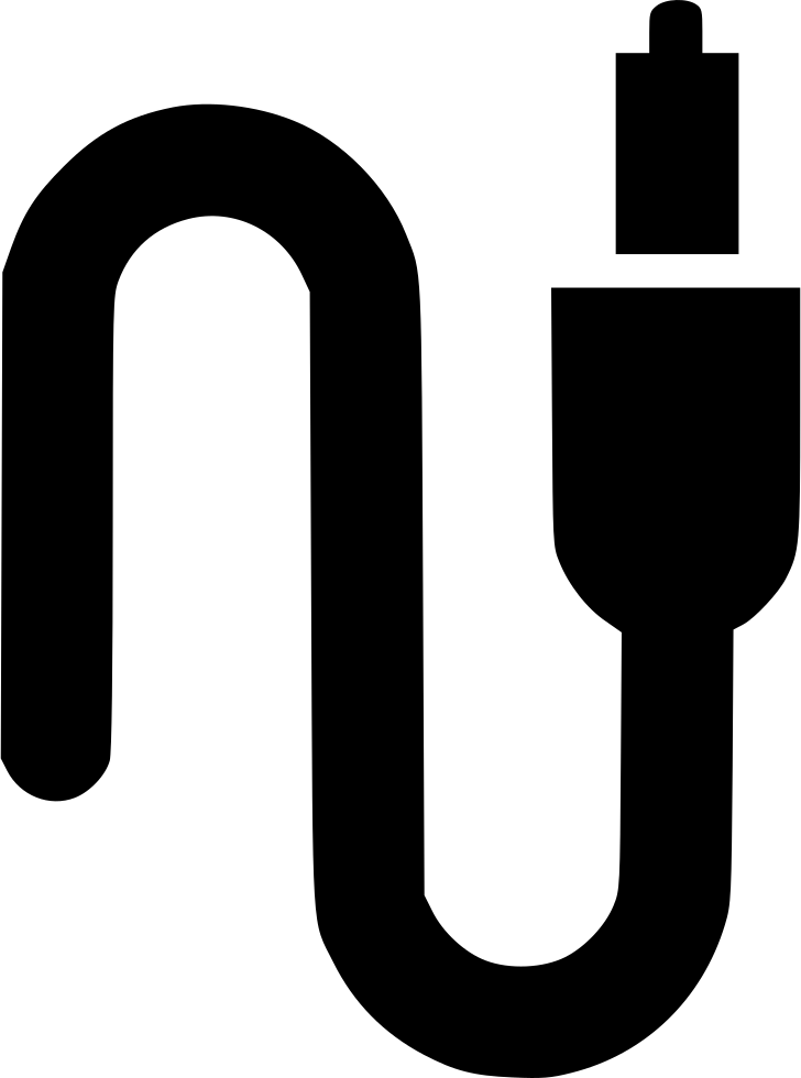 Cable Jack Plug Svg Png Icon Free - Clip Art Transparent Png (728x980), Png Download