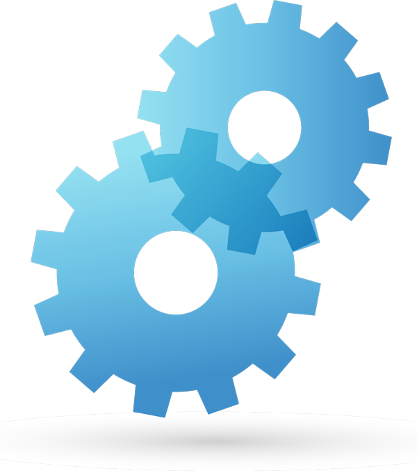 Mergers And Acquisitions - Gear Icon Black Clipart (600x677), Png Download