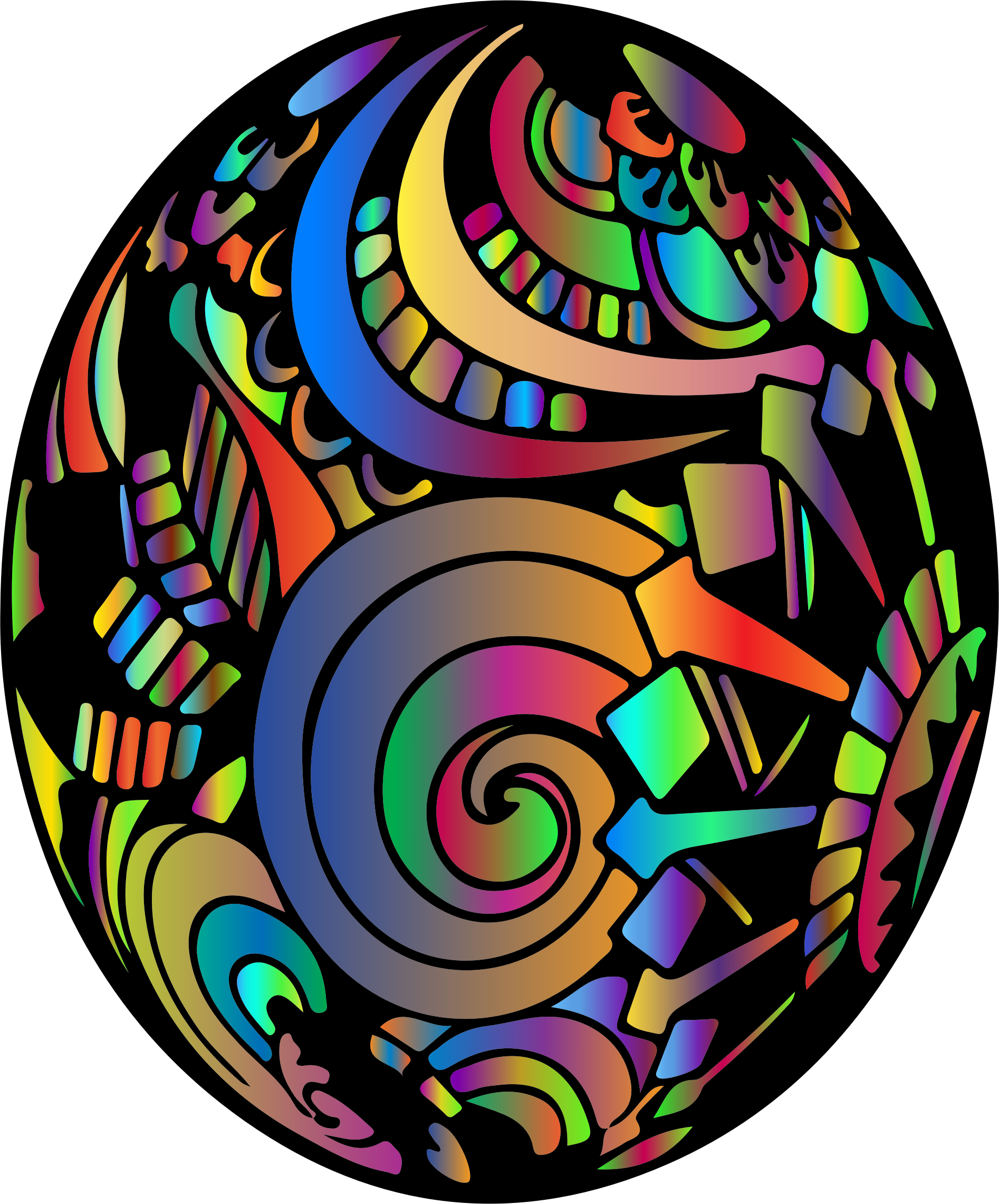 Window Spiral - Circle Clipart (622x749), Png Download