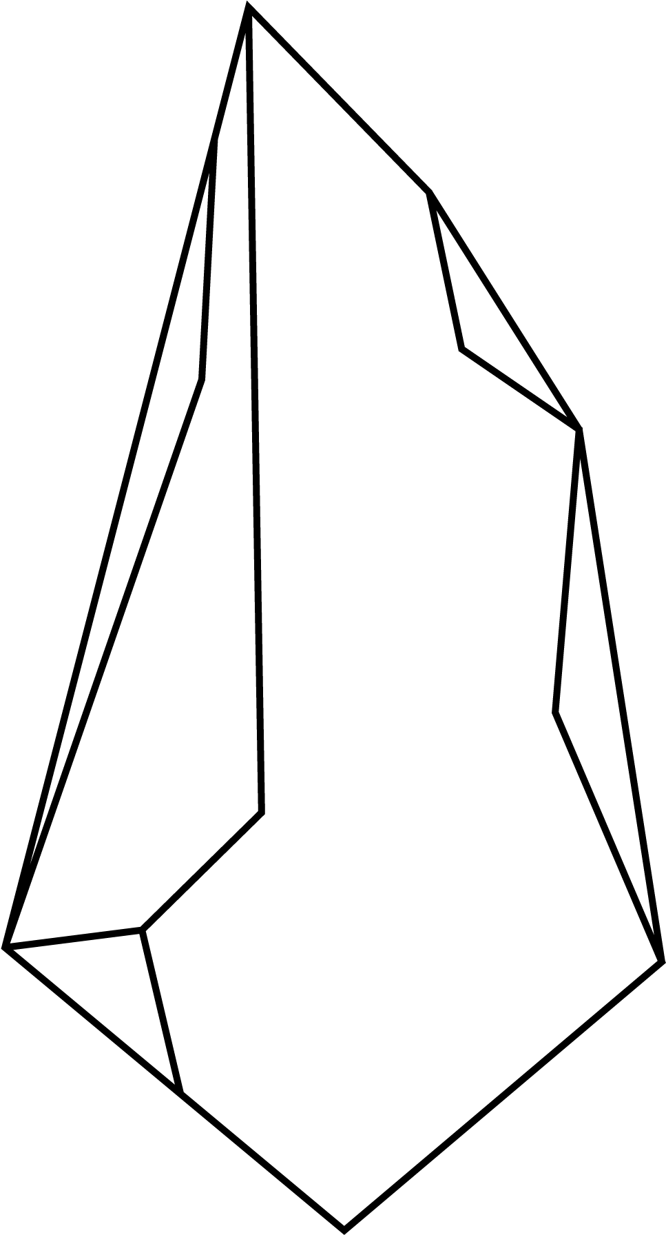 Line Art Clipart (1000x2000), Png Download
