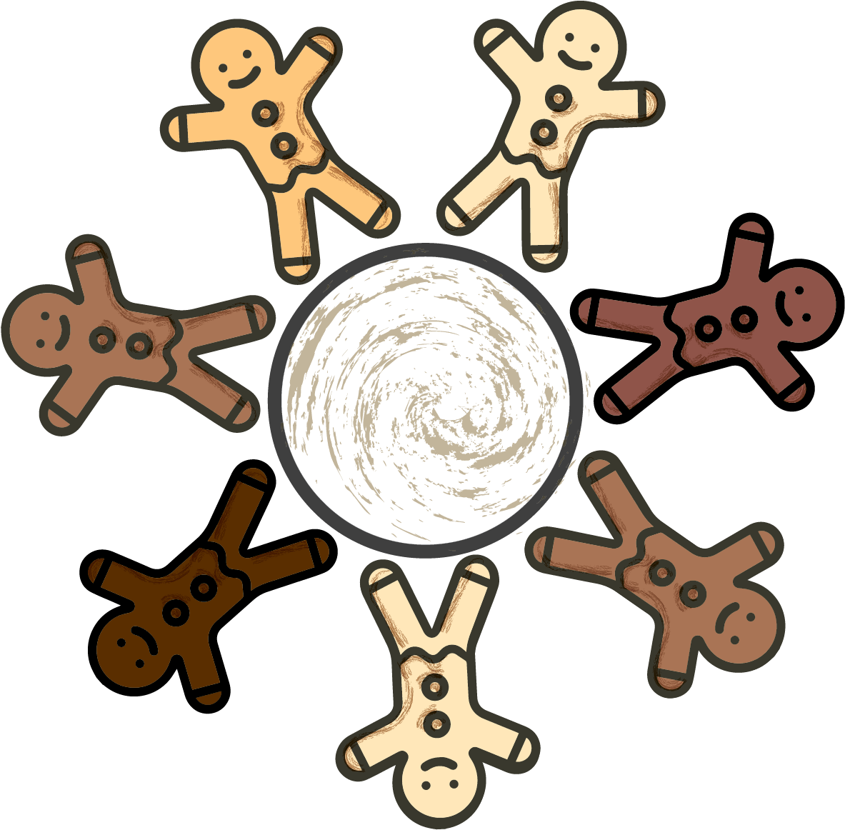 We Knead “dough-nations” - Dough Clipart (1217x1223), Png Download