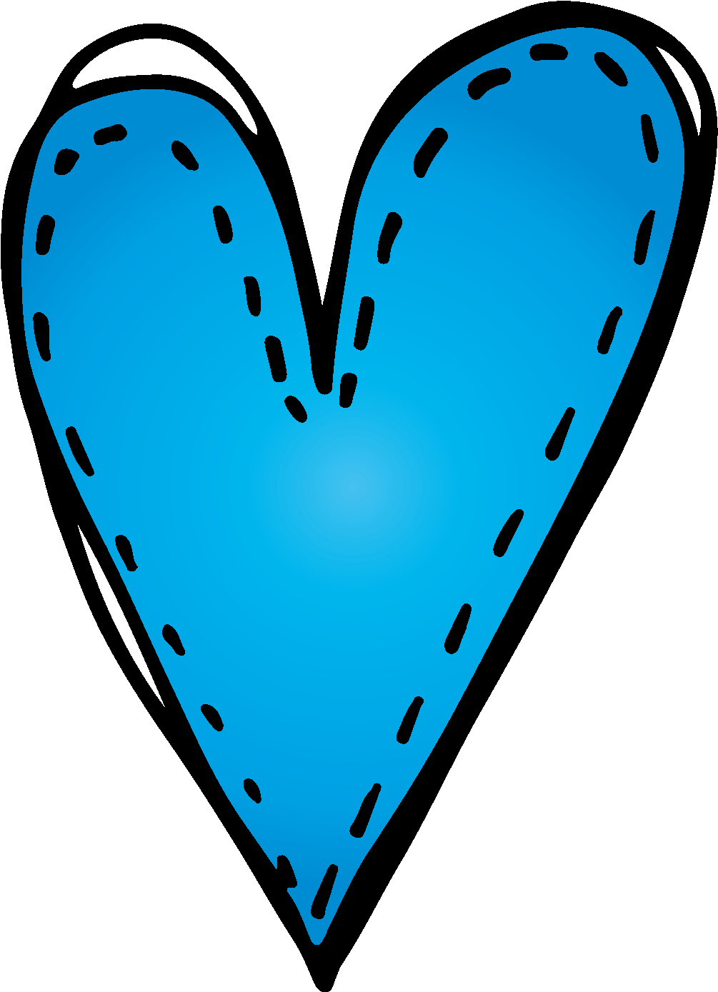 Grades Clipart Heart - Melonheadz Heart - Png Download (1107x1544), Png Download
