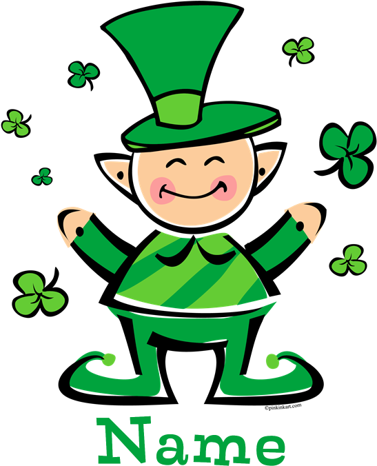 Favorite - Personalized Wee Leprechaun Pillow Case Clipart (700x700), Png Download