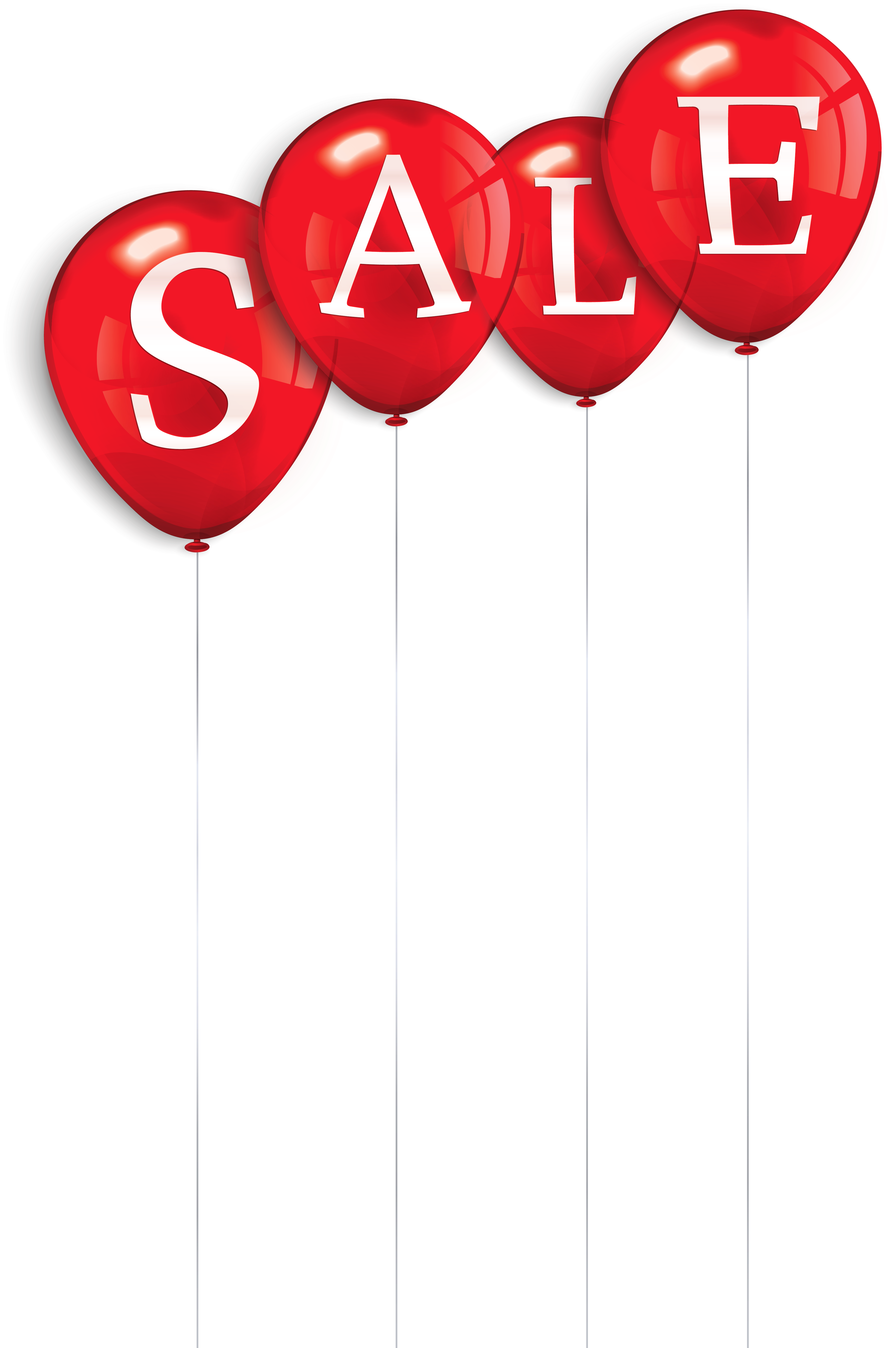 Sale Balloon Clipart - Png Download (4062x5982), Png Download