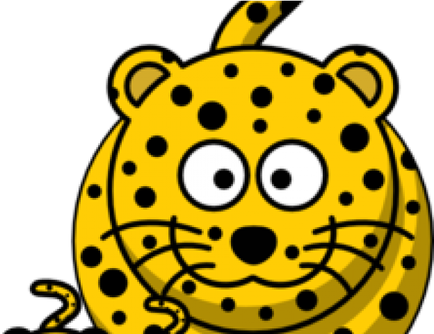 Leopard Clipart Free Baby - Cartoon Leopard - Png Download (640x480), Png Download