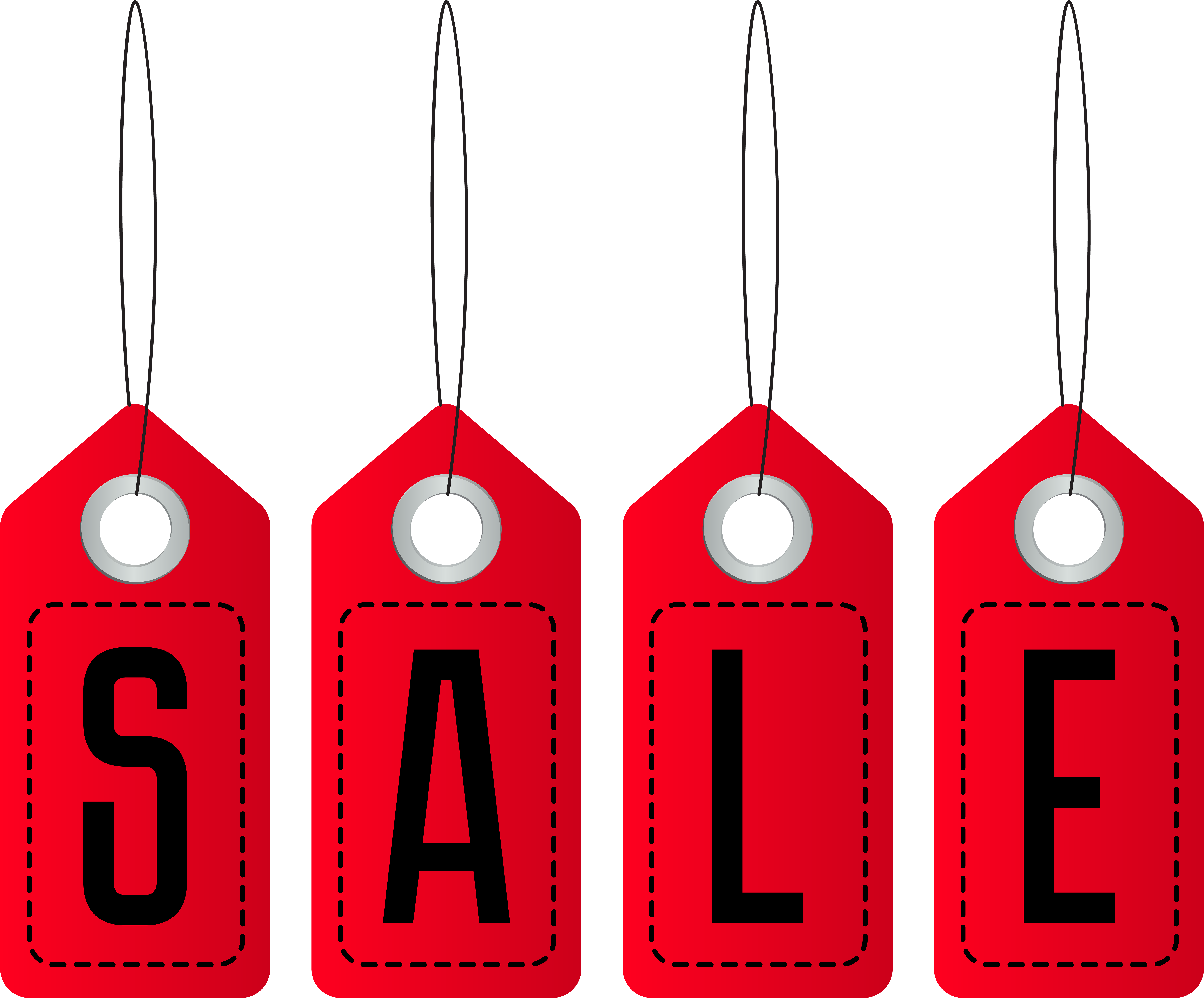 Clipart Sale Tags - Png Download (8000x6630), Png Download