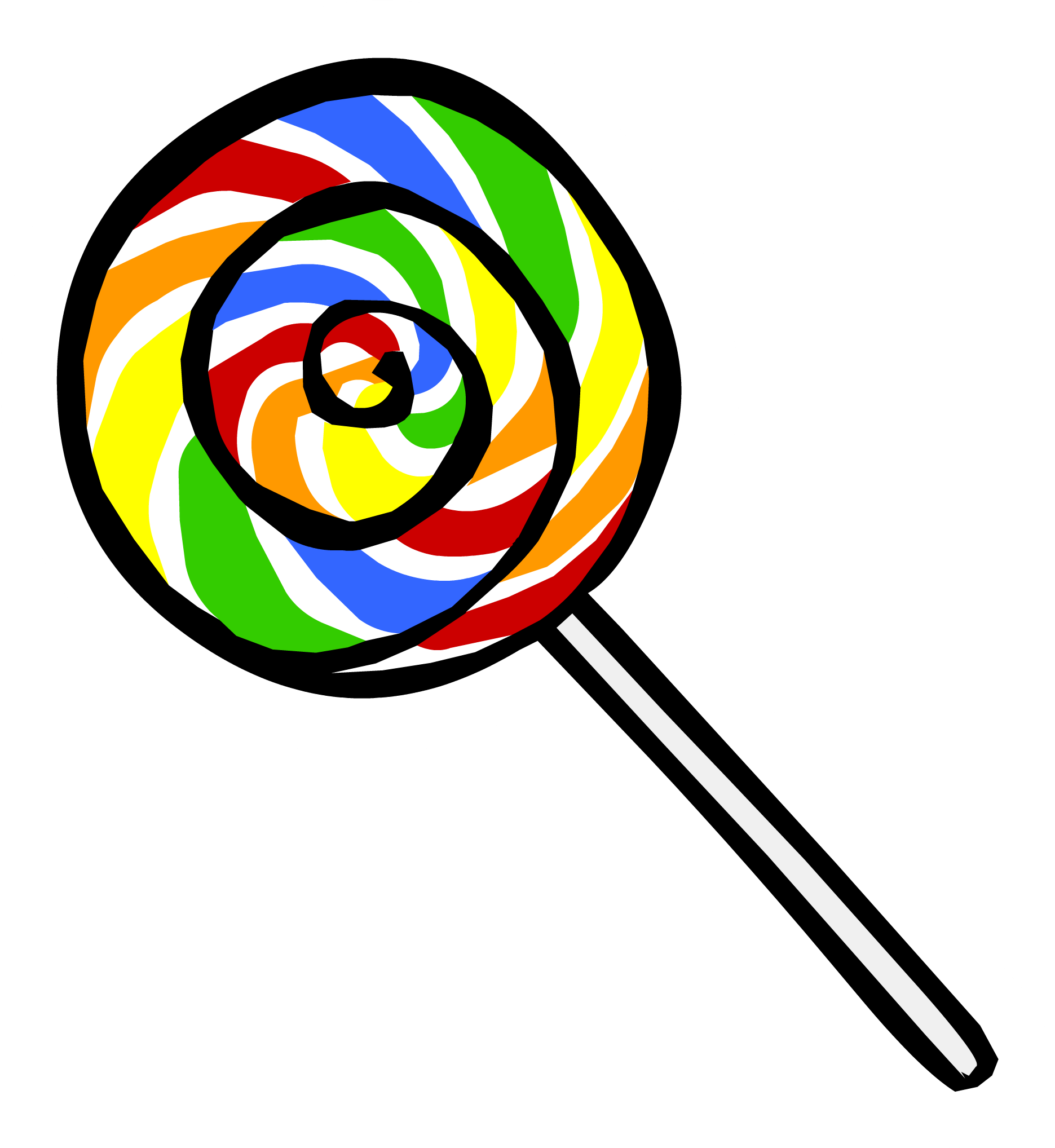 Lollipop Free Download Clip Art On Clipart Library - Club Penguin - Png Download (1871x2036), Png Download