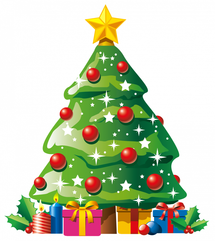 Medium Size Of Christmas Tree - Christmas Tree With Gifts Clipart - Png Download (728x815), Png Download