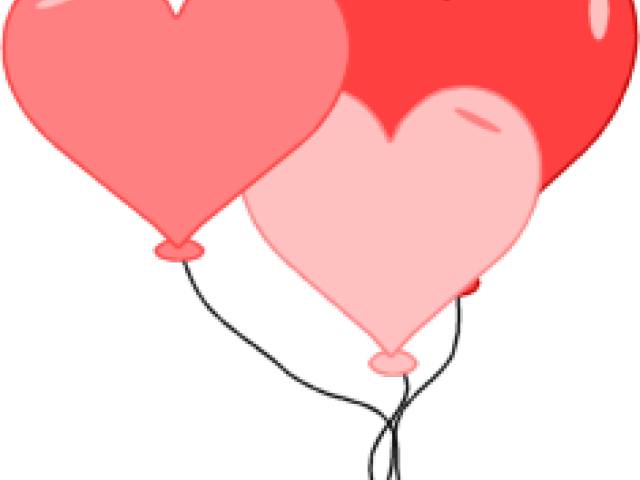 Valentines Day Clipart Balloon - Valentine's Day Clip Art - Png Download (640x480), Png Download