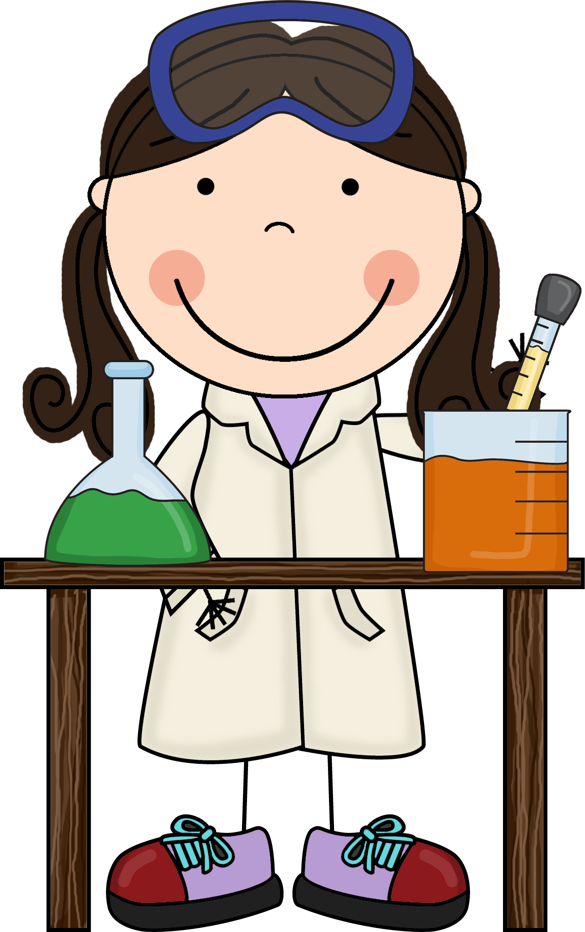 Little Miss Hypothesis Looks Like This Blog Might Have - Scientist Clipart Png Transparent Png (1005x1600), Png Download