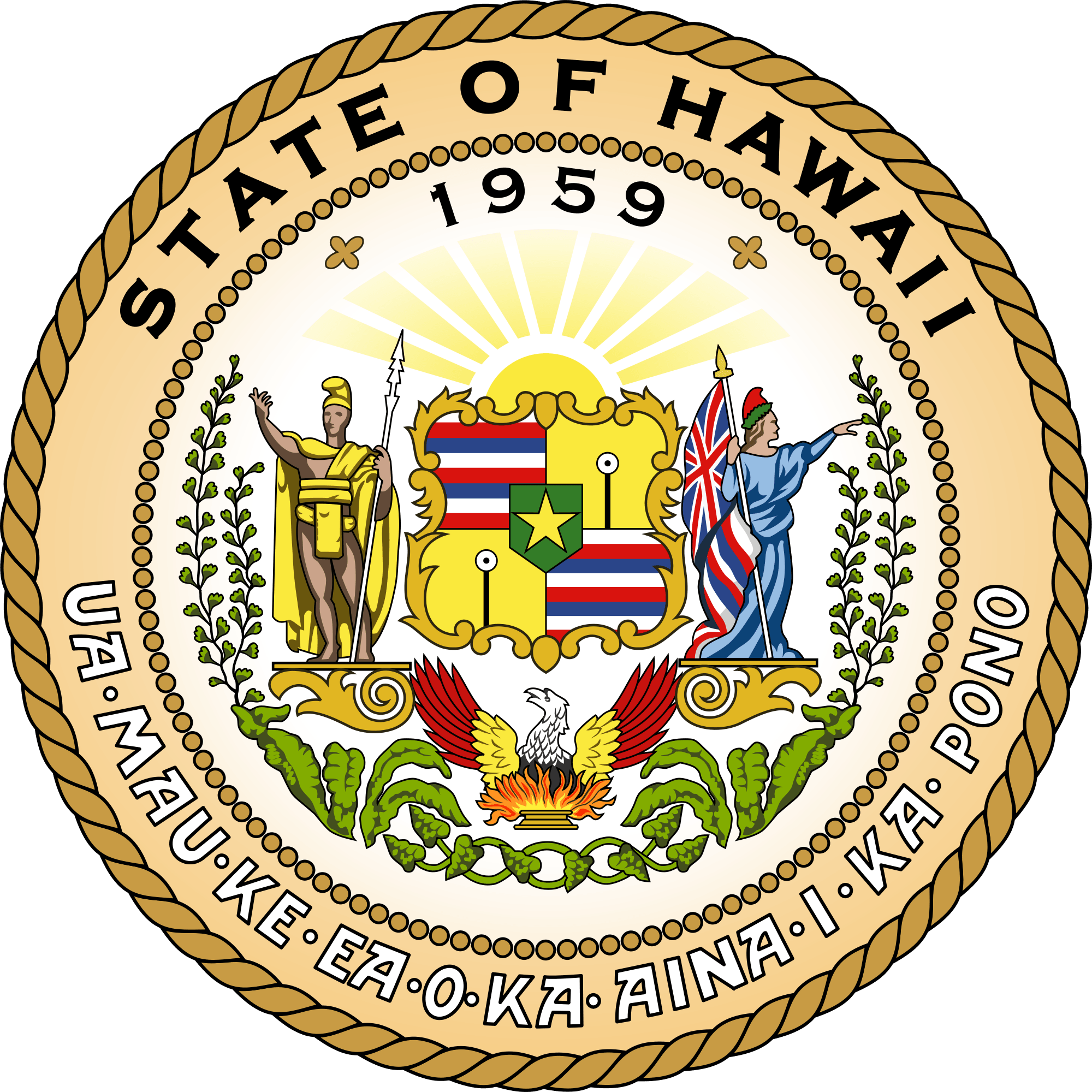 Territory Of Hawaii Clipart (1800x1800), Png Download