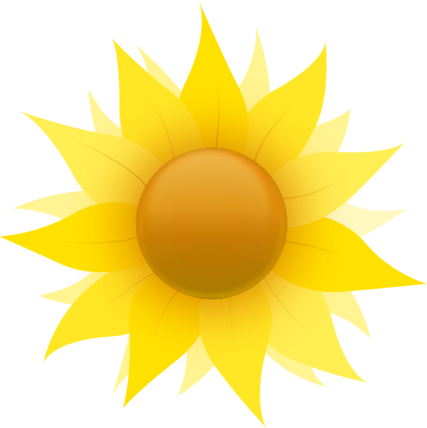 Free Sunflower Clipart Flower Clip Art Images And - Sunflower Clip Art - Png Download (600x601), Png Download