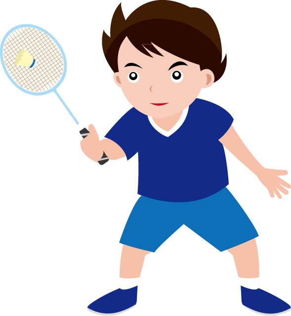 Bouquet Clipart Valentines Day Rose - Playing Badminton Clipart Boy - Png Download (589x639), Png Download