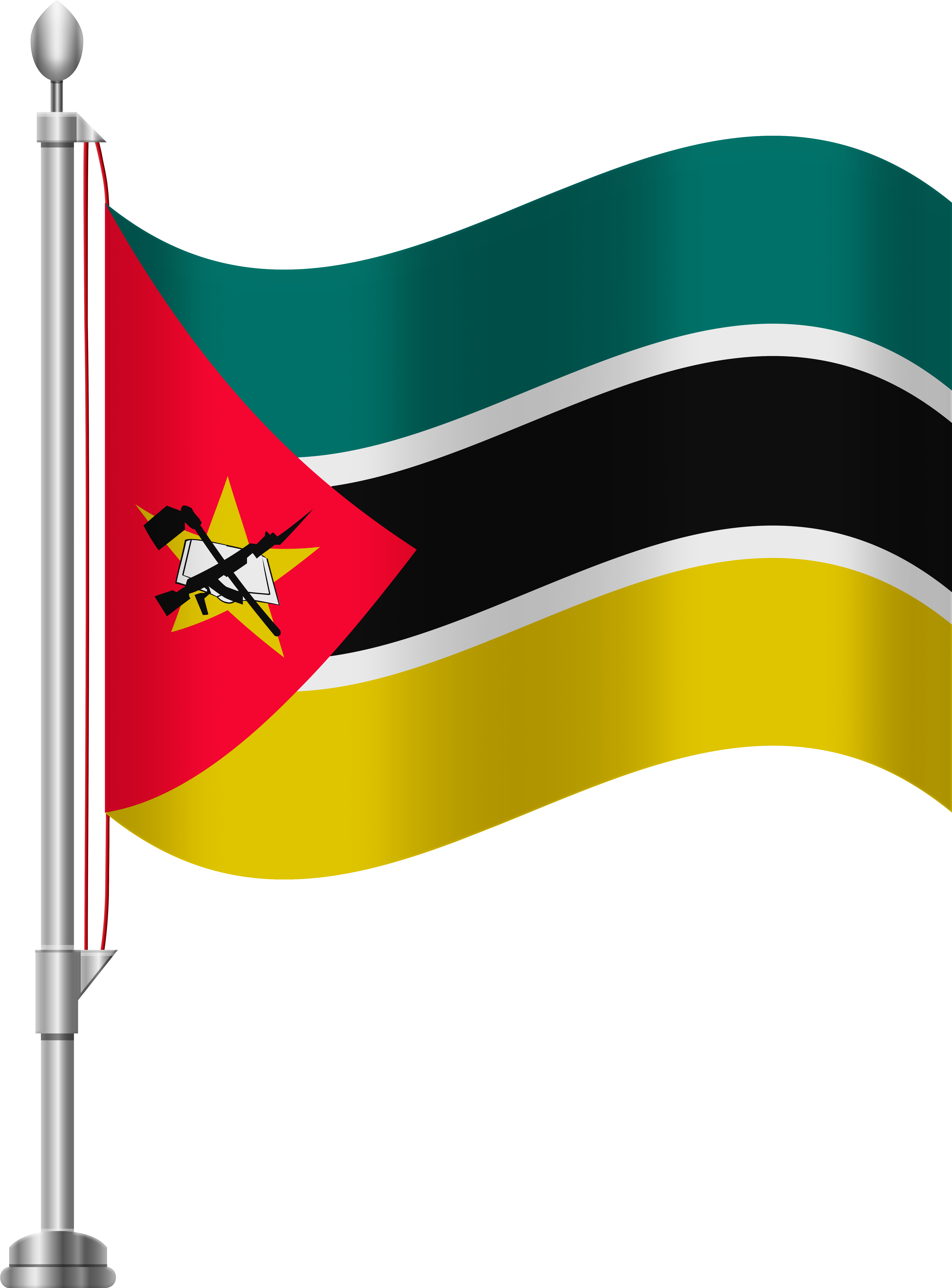Mozambique Flag Png Clip Art Transparent Png (6141x8000), Png Download