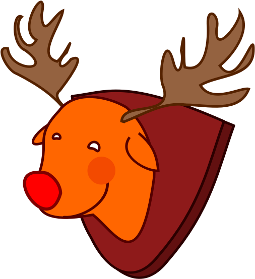 Coupon Clip Art Template - Rudolph - Png Download (555x555), Png Download