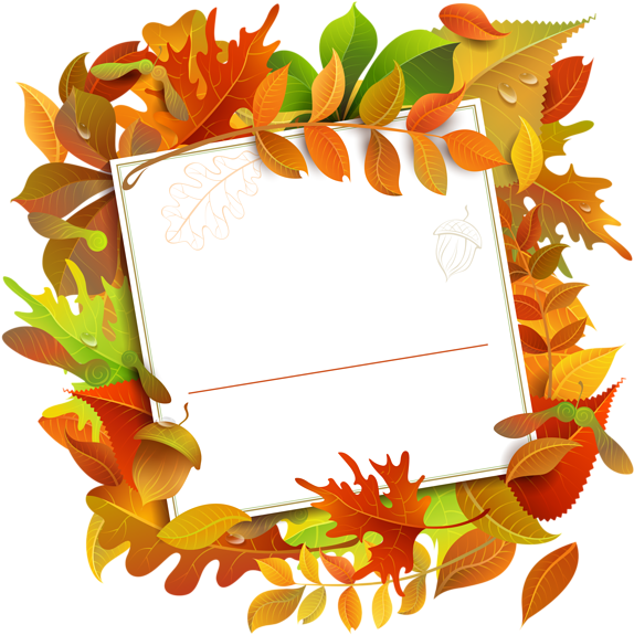 Fall Images, Borders And Frames, Frame Clipart, Photo - Clip Art - Png Download (596x600), Png Download